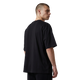 NILO Studio Heavyweight Tee in black, featuring a relaxed fit, drop shoulders, and premium 300 gsm cotton fabric.