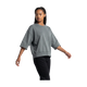 NILO Master heavyweight oversized grey cotton t-shirt with a structured fit worn by a model on a black background