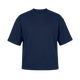 NILO Frame Loose Tee in navy blue, crafted from 100% cotton with a relaxed fit and drop shoulder design.